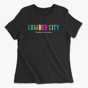 Lumber City Pennsylvania Color Pop Women's Cotton T-Shirt