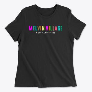 Melvin Village New Hampshire Color Pop Women's Cotton T-Shirt