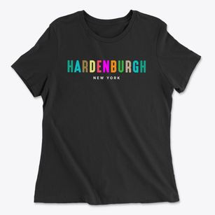 Hardenburgh New York Color Pop Women's Cotton T-Shirt
