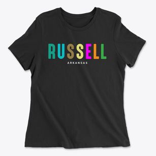 Russell Arkansas Color Pop Women's Cotton T-Shirt