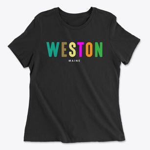 Weston Maine Color Pop Women's Cotton T-Shirt