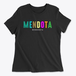 Mendota Minnesota Color Pop Women's Cotton T-Shirt