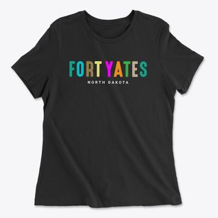 Fort Yates North Dakota Color Pop Women's Cotton T-Shirt