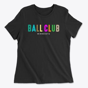 Ball Club Minnesota Color Pop Women's Cotton T-Shirt