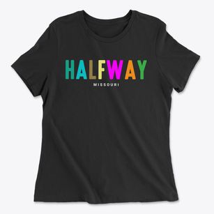 Halfway Missouri Color Pop Women's Cotton T-Shirt