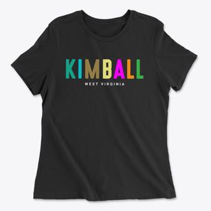 Kimball West Virginia Color Pop Women's Cotton T-Shirt