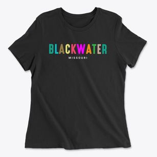 Blackwater Missouri Color Pop Women's Cotton T-Shirt