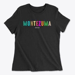 Montezuma Ohio Color Pop Women's Cotton T-Shirt