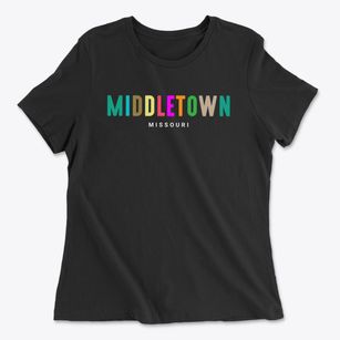 Middletown Missouri Color Pop Women's Cotton T-Shirt