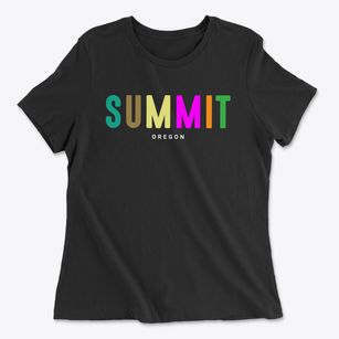 Summit Oregon Color Pop Women's Cotton T-Shirt