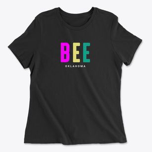 Bee Oklahoma Color Pop Women's Cotton T-Shirt