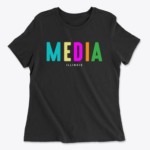 Media Illinois Color Pop Women's Cotton T-Shirt