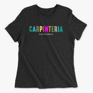 Carpinteria California Color Pop Women's Cotton T-Shirt