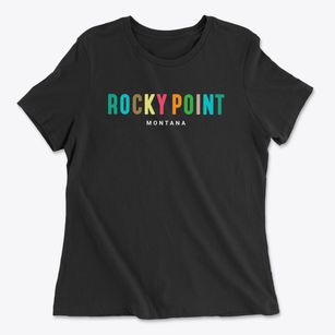 Rocky Point Montana Color Pop Women's Cotton T-Shirt