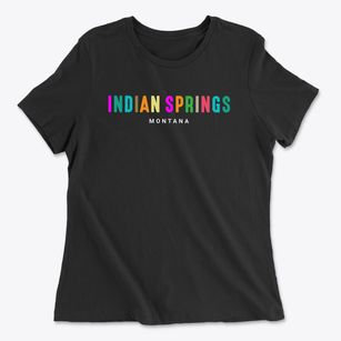 Indian Springs Montana Color Pop Women's Cotton T-Shirt