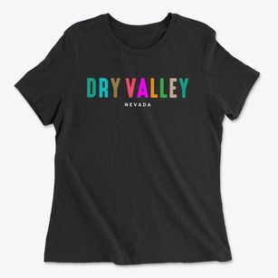Dry Valley Nevada Color Pop Women's Cotton T-Shirt