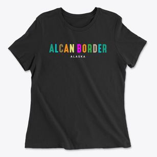 Alcan Border Alaska Color Pop Women's Cotton T-Shirt