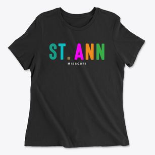 St. Ann Missouri Color Pop Women's Cotton T-Shirt