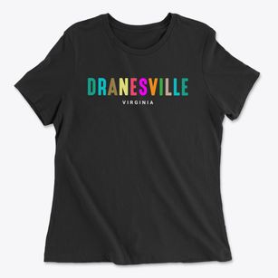 Dranesville Virginia Color Pop Women's Cotton T-Shirt