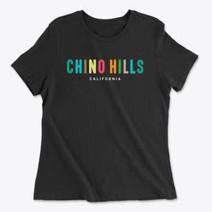 Chino Hills California Color Pop Women's Cotton T-Shirt