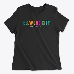 Ellwood City Pennsylvania Color Pop Women's Cotton T-Shirt