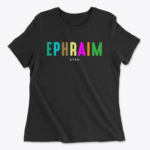 Ephraim Utah Color Pop Women's Cotton T-Shirt