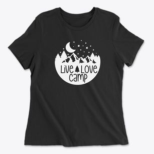   Live Love Camp Women's Cotton T-Shirt