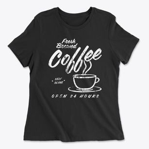   Fresh Coffee Women's Cotton T-Shirt