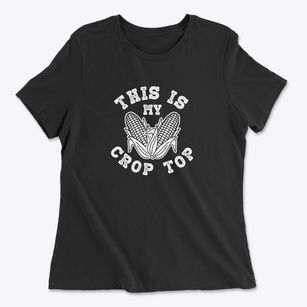   This Is My Crop Top Women's Cotton T-Shirt