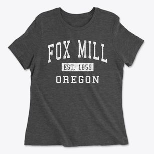 Fox Mill Oregon Classic Established Women's Cotton T-Shirt