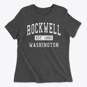 Rockwell Washington Classic Established Women's Cotton T-Shirt