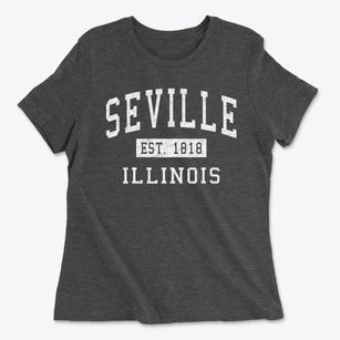 Seville Illinois Classic Established Women's Cotton T-Shirt