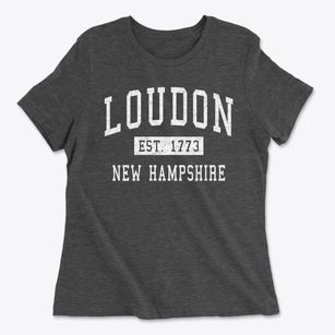 Loudon New Hampshire Classic Established Women's Cotton T-Shirt