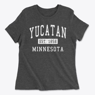 Yucatan Minnesota Classic Established Women's Cotton T-Shirt
