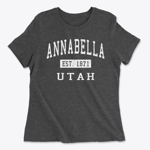 Annabella Utah Classic Established Women's Cotton T-Shirt