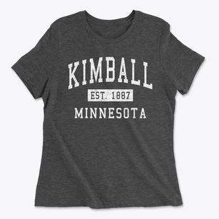 Kimball Minnesota Classic Established Women's Cotton T-Shirt