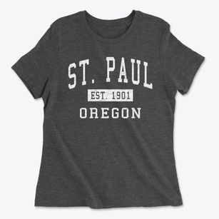 St. Paul Oregon Classic Established Women's Cotton T-Shirt