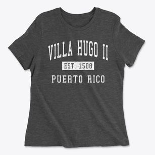 Villa Hugo Ii Puerto Rico Classic Established Women's Cotton T-Shirt