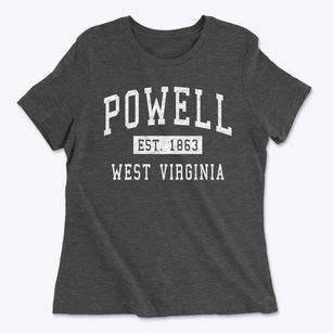 Powell West Virginia Classic Established Women's Cotton T-Shirt