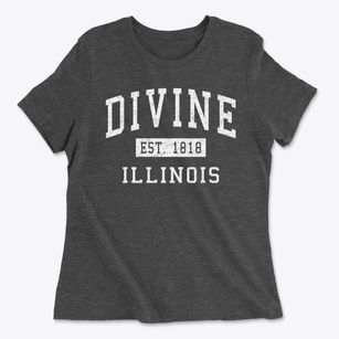 Divine Illinois Classic Established Women's Cotton T-Shirt