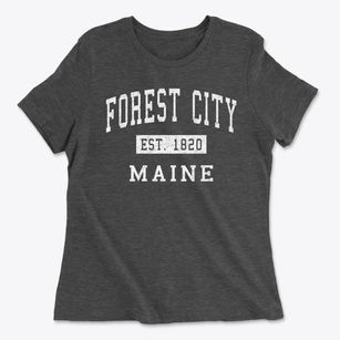 Forest City Maine Classic Established Women's Cotton T-Shirt