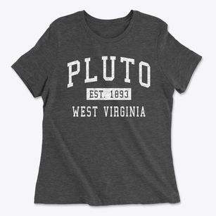Pluto West Virginia Classic Established Women's Cotton T-Shirt