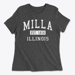 Milla Illinois Classic Established Women's Cotton T-Shirt