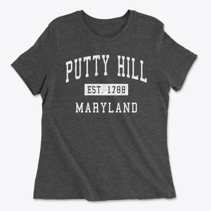 Putty Hill Maryland Classic Established Women's Cotton T-Shirt