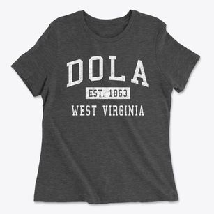Dola West Virginia Classic Established Women's Cotton T-Shirt