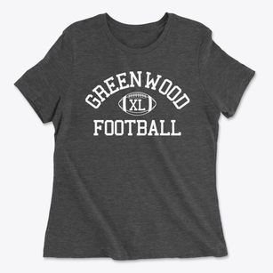 Greenwood Community High School Classic Football Women's Cotton T-Shirt