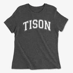 Tison Junior High School Varsity Arch Women's Cotton T-Shirt