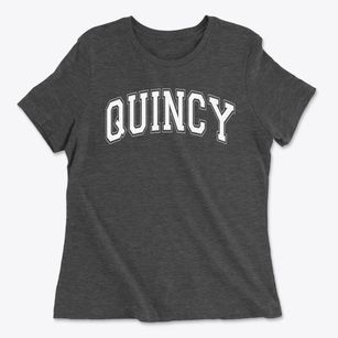 Quincy Junior High School Varsity Arch Women's Cotton T-Shirt