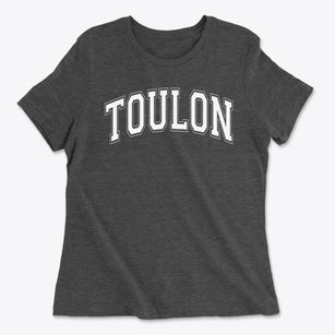 Toulon Elementary School Varsity Arch Women's Cotton T-Shirt