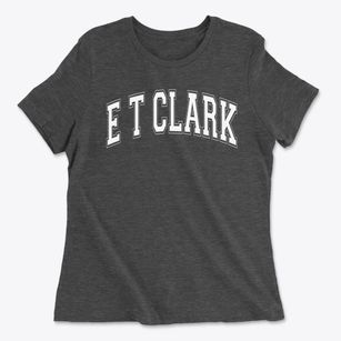 E T Clark Academy Varsity Arch Women's Cotton T-Shirt